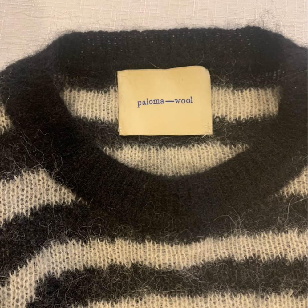 Paloma Wool Black White Matrix Sweater Size Medium - Picture 5 of 8
